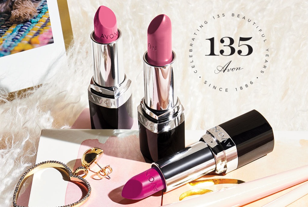 Avon is celebrating 135 years of beauty. 